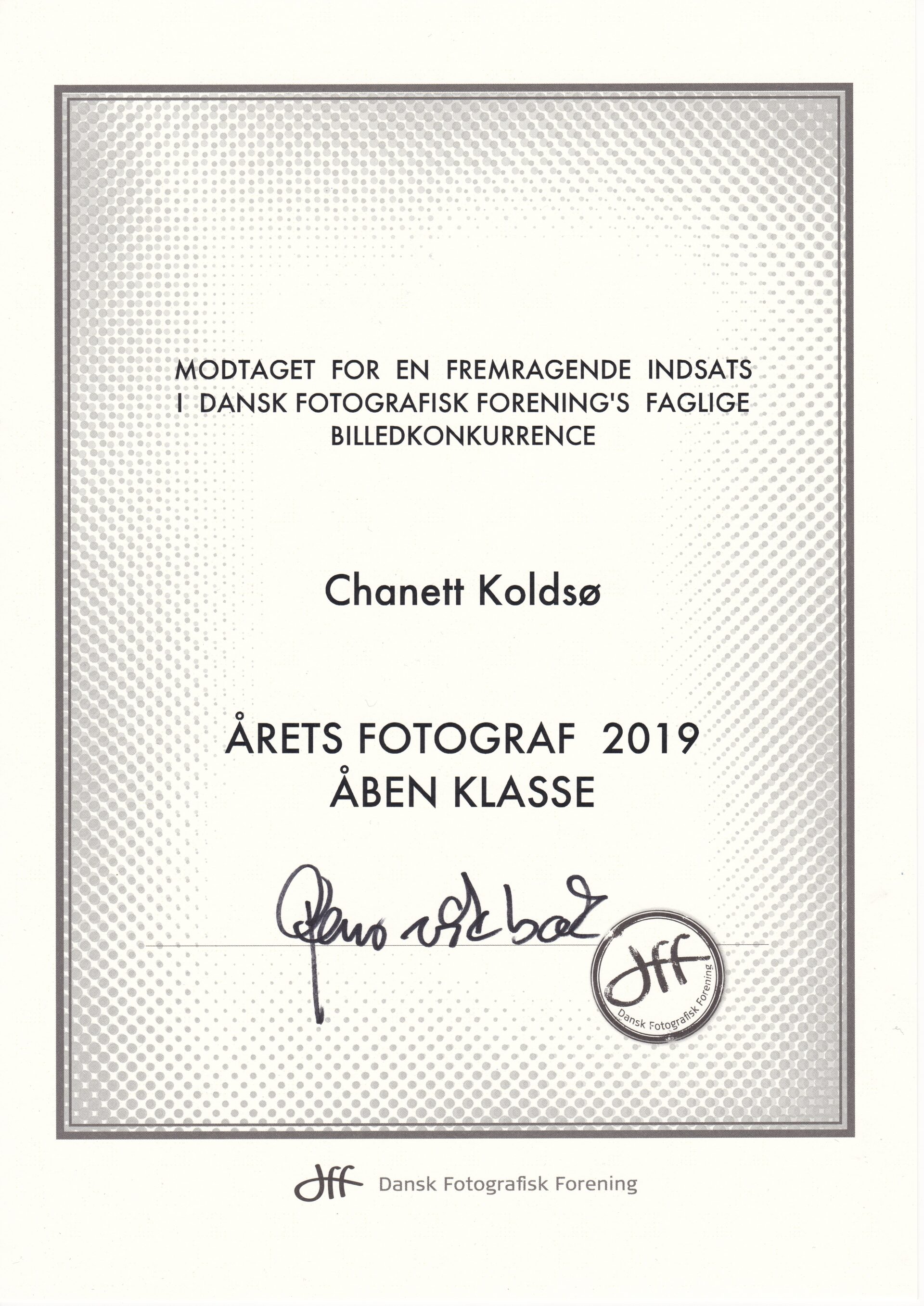 2019 | Årets fotograf i "Åben Klasse" 2019 | Årets fotograf i "Åben Klasse"