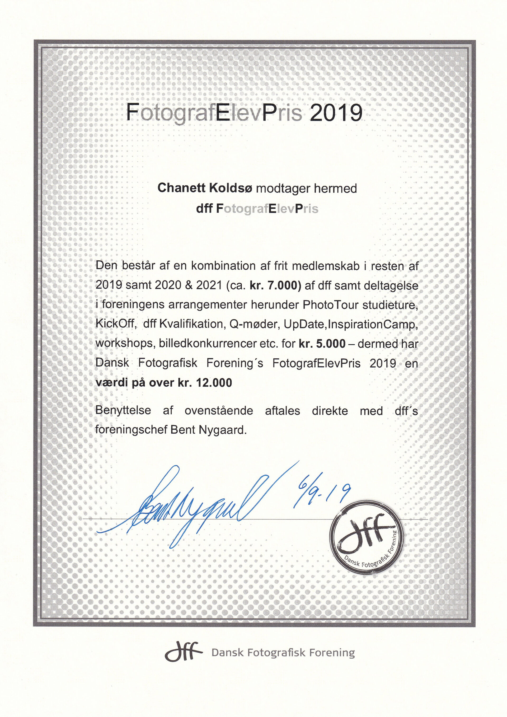 2019 FotografElevPrisen